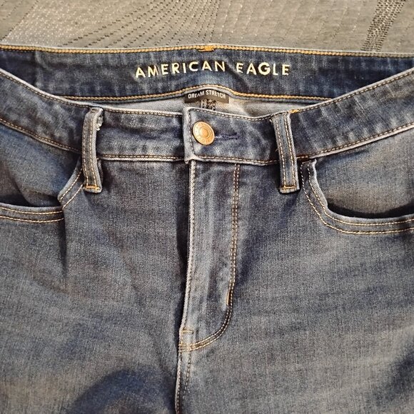 American Eagle Dream High Rise Jegging  Blue Jeans - Picture 3 of 5